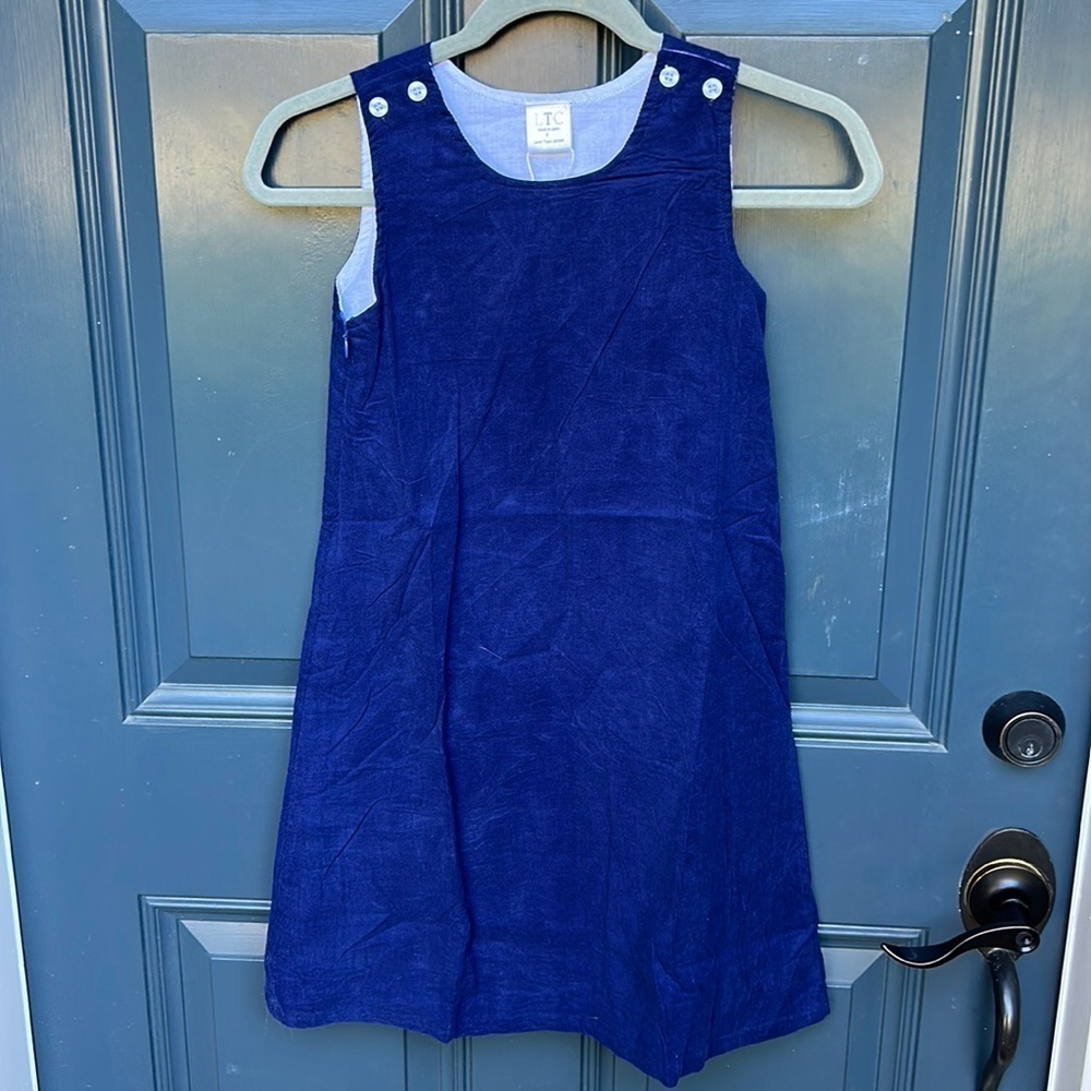 LTC Blue Cotton Corduroy Jumper NWT